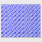 Blauw ruw textiel cadeaupapier (Vlak)