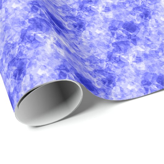 Blauw ruw textiel cadeaupapier (Rol Hoek)