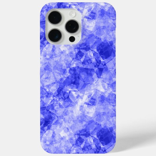 Blauw ruw textiel Case-Mate iPhone case (Achterkant)