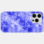 Blauw ruw textiel Case-Mate iPhone case (Achterkant (horizontaal))
