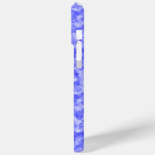 Blauw ruw textiel Case-Mate iPhone case (Achterkant / Links)