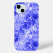 Blauw ruw textiel Case-Mate iPhone case (Achterkant)