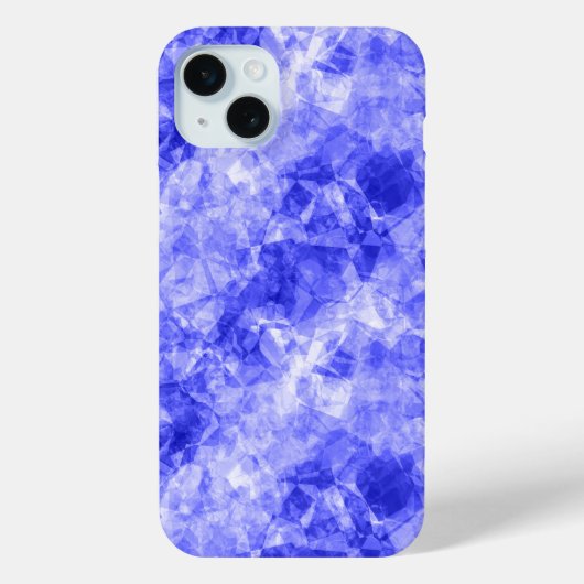 Blauw ruw textiel Case-Mate iPhone case (Achterkant)