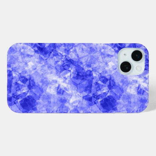 Blauw ruw textiel Case-Mate iPhone case (Achterkant (horizontaal))