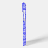 Blauw ruw textiel Case-Mate iPhone case (Achterkant / Links)