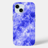 Blauw ruw textiel Case-Mate iPhone case (Achterkant)