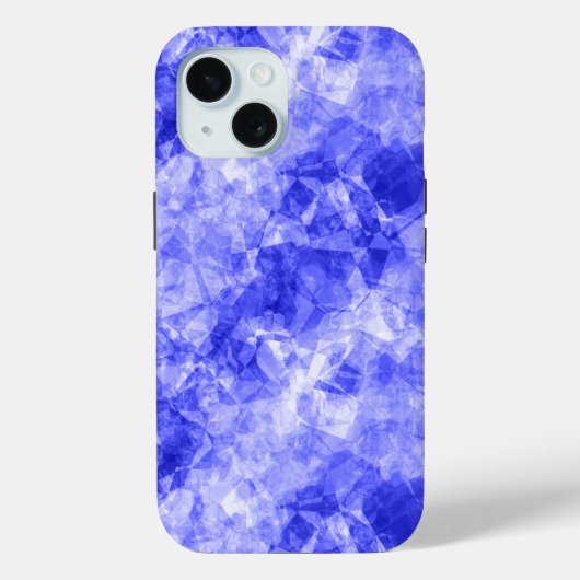 Blauw ruw textiel Case-Mate iPhone case (Achterkant)