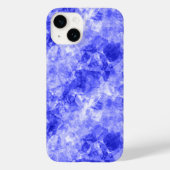 Blauw ruw textiel Case-Mate iPhone case (Achterkant)