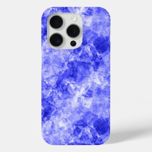 Blauw ruw textiel Case-Mate iPhone case (Achterkant)
