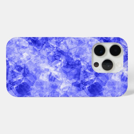 Blauw ruw textiel Case-Mate iPhone case (Achterkant (horizontaal))