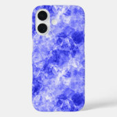 Blauw ruw textiel Case-Mate iPhone case (Achterkant)