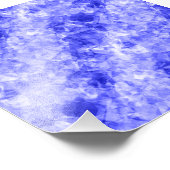 Blauw ruw textiel foto afdruk (Hoek)