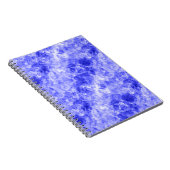 Blauw ruw textiel notitieboek (Rechterzijde)