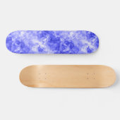 Blauw ruw textiel persoonlijk skateboard (Horizontaal)