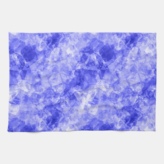 Blauw ruw textiel theedoek (Horizontaal)