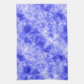 Blauw ruw textiel theedoek (Verticaal)