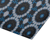 Blauw 's ochtends en 's nachts snijplank (Hoek)
