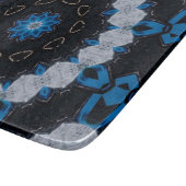 Blauw 's ochtends en 's nachts snijplank (Hoek)