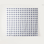 Blauw saffierpatroon ontwerp wandkleed (Voorkant (horizontaal))