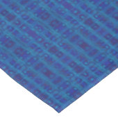 Blauw saffierweefsel, naadloos geometrisch patroon tafelkleed (Gekanteld)