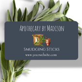 Blauw | Salie Smudge Sticks Productlabels Etiket