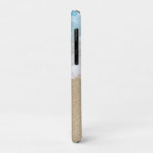 Blauw Sandy Toes Zoute Kisses Bruiloft Case-Mate iPhone Case (Achterkant/links)