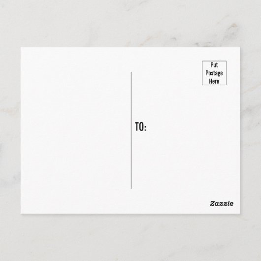  blauw Scandinavisch Beer Briefkaart (Achterkant)