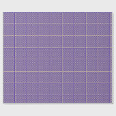 Blauw schaakpakpapier cadeaupapier (Vlak)