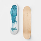 BLAUW Schaats Dek Skateboard (Voorkant)