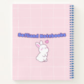 Blauw schattig meisje 💜💛✨ notitieboek (Achterkant)