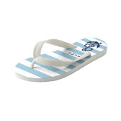 Blauw Scheepsanker Jongens Slippers Kinder Teenslippers (Schuin)