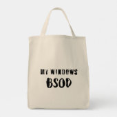 Blauw scherm van de dood - 19 juli 2024 tote bag (Achterkant)