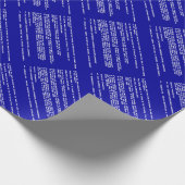 Blauw scherm van de dood cadeaupapier (Hoek)