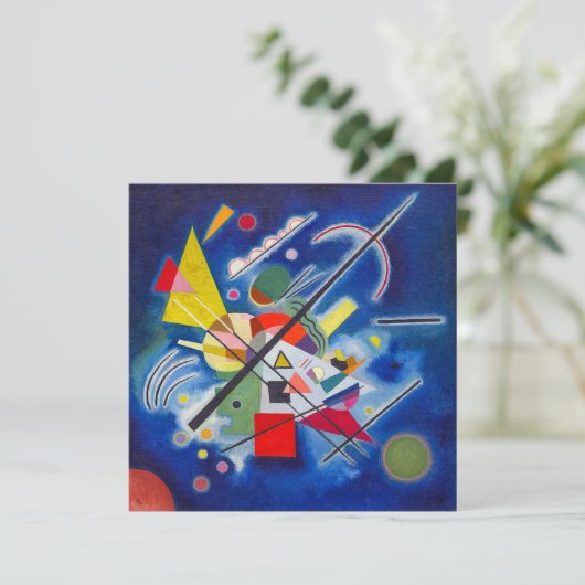 Blauw schilderen | Wassily Kandinsky | (Staand voorkant)