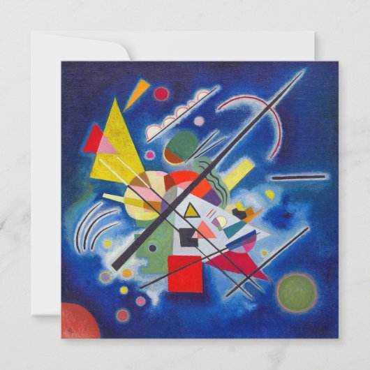 Blauw schilderen | Wassily Kandinsky | (Voorkant)