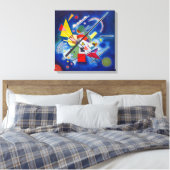 Blauw schilderen | Wassily Kandinsky | Canvas Afdruk (Insitu (Slaapkamer))