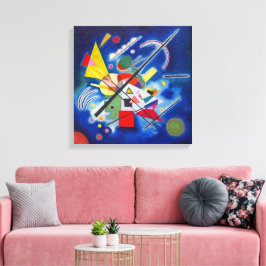 Blauw schilderen | Wassily Kandinsky | Canvas Afdruk