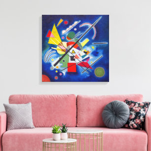 Blauw schilderen   Wassily Kandinsky   Canvas Afdruk