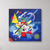 Blauw schilderen | Wassily Kandinsky | Canvas Afdruk (Voorkant)
