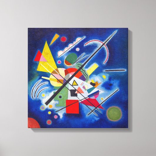 Blauw schilderen | Wassily Kandinsky | Canvas Afdruk (Voorkant)