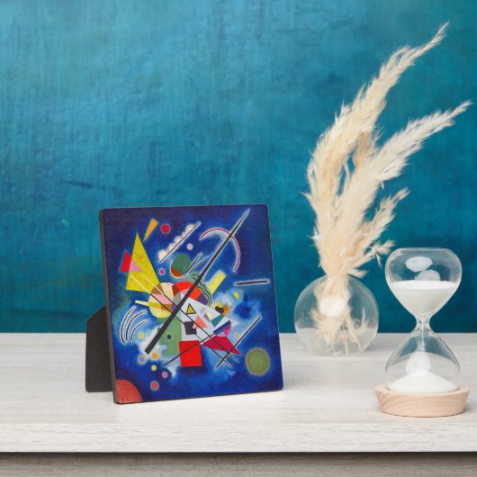Blauw schilderen | Wassily Kandinsky | Fotoplaat (Insitu)