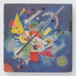 Blauw schilderen   Wassily Kandinsky   Stenen Onderzetter