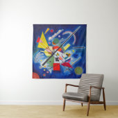 Blauw schilderen | Wassily Kandinsky | Wandkleed (In situ)