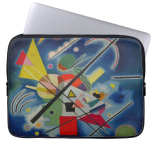 Blauw schilderij van de Abstracte kunst van Kandin Laptop Sleeve