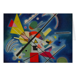 Blauw schilderij van Kandinsky