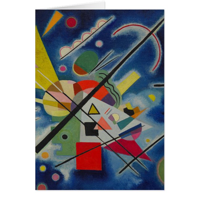 Blauw schilderij van Kandinsky (Voorkant)