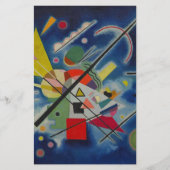 Blauw schilderij van Kandinsky Briefpapier (Voorkant)
