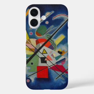 Blauw schilderij van Kandinsky iPhone 16 Hoesje