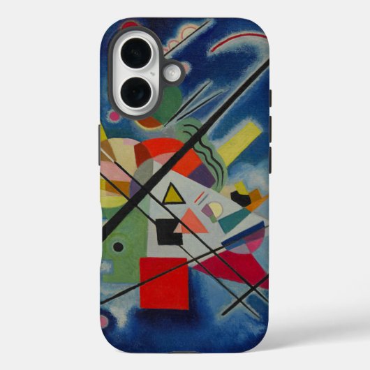 Blauw schilderij van Kandinsky Case-Mate iPhone Case (Achterkant)