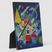 Blauw schilderij van Kandinsky Fotoplaat (Zijkant)